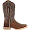 Durango Women's Western Boot, 9 M, Leather, 12 in H, Juniper Brown DRD0436 - alternate 6
